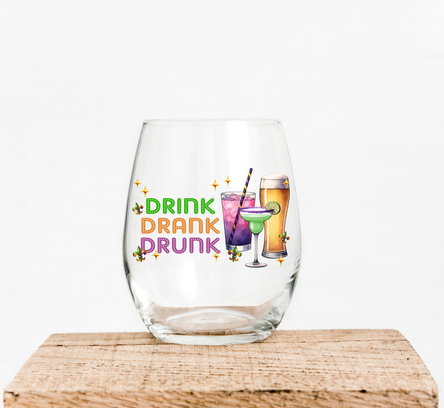 Drink Drank Drunk UV Decals