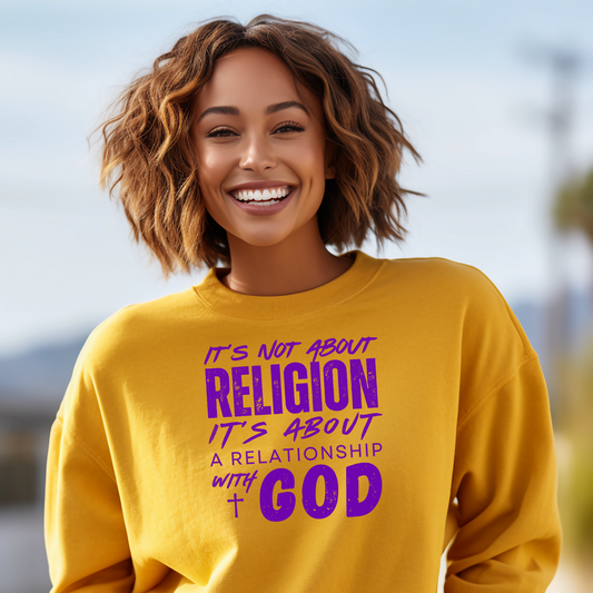 It's Not About Religion, It's About Relationship with God Screen Prints