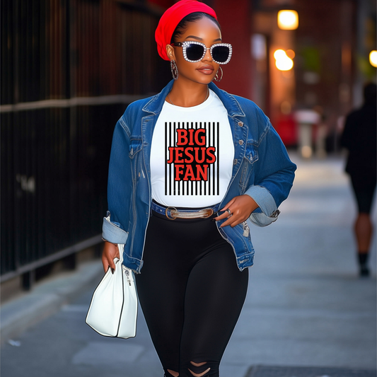 Big Jesus Fan DTF TRANSFER