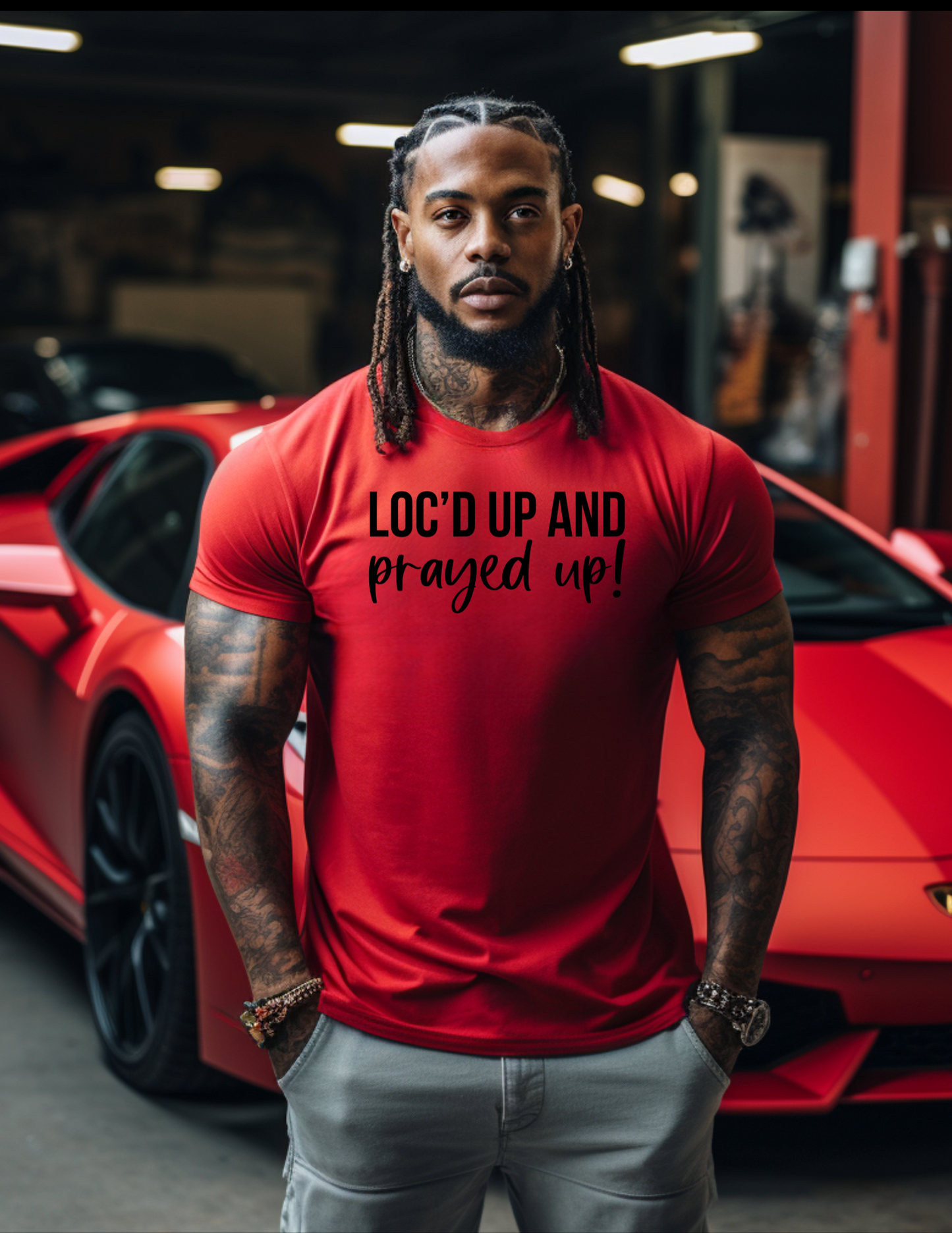 Loc'd Up and Prayed Up Screen Print