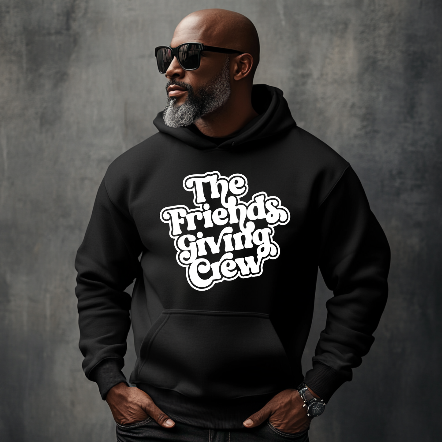 The Friends Giving Crew Screen Prints