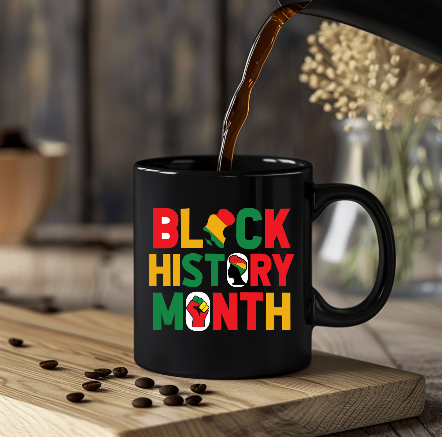 Black History Month with Symbols UV Decal