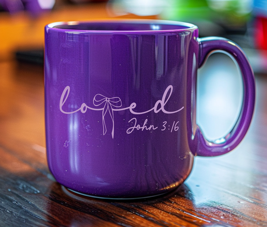 Loved John 3:16 UV Decal