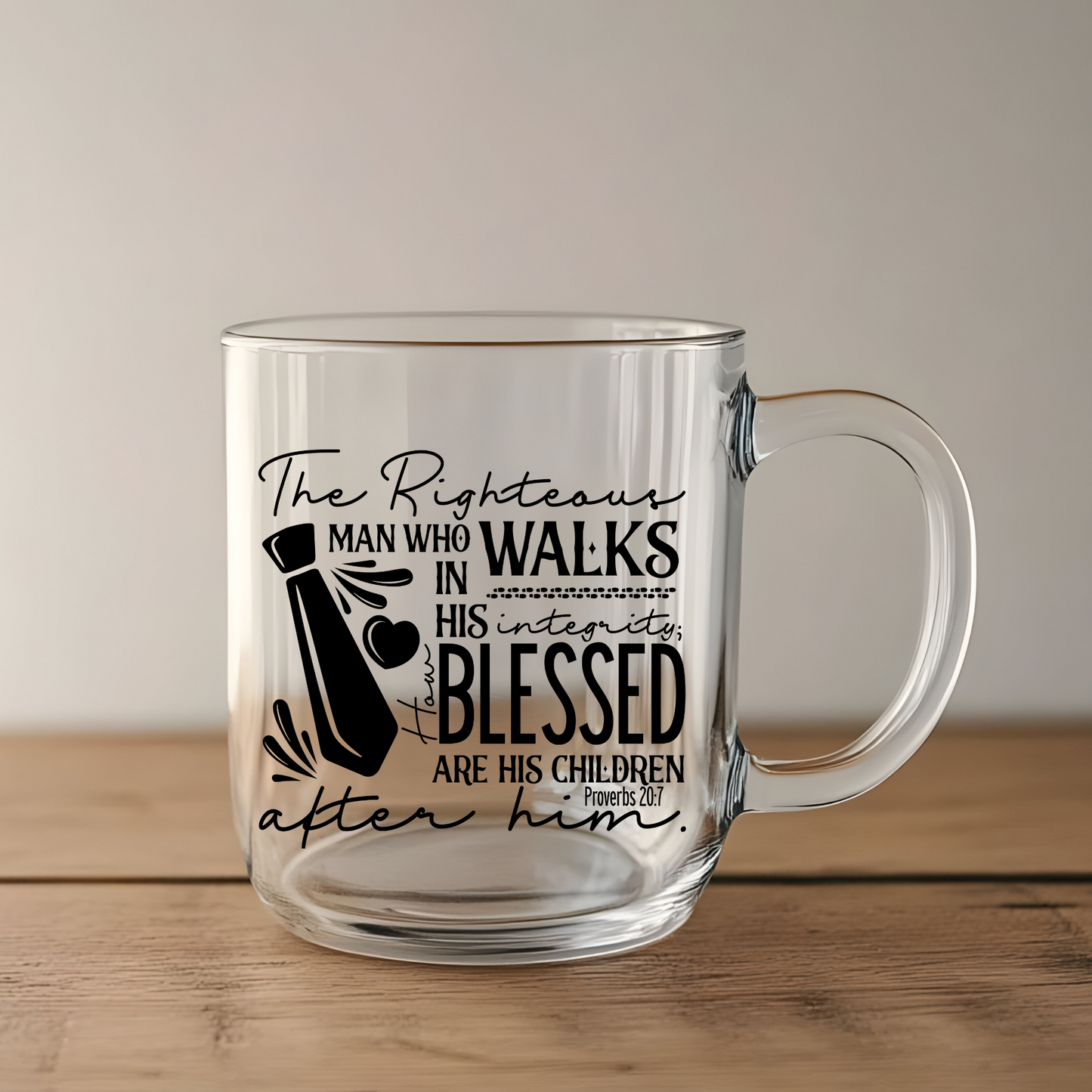 The Righteous Man Who Walks........... UV Decal