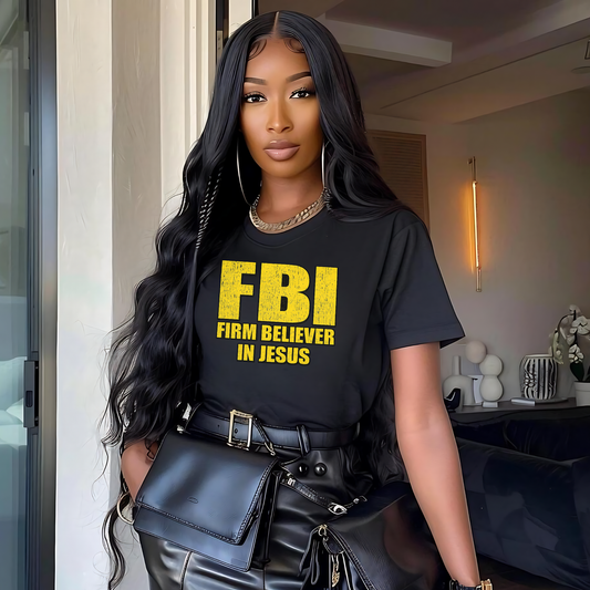 FBi Firm Believer in Jesus DTF Transfer