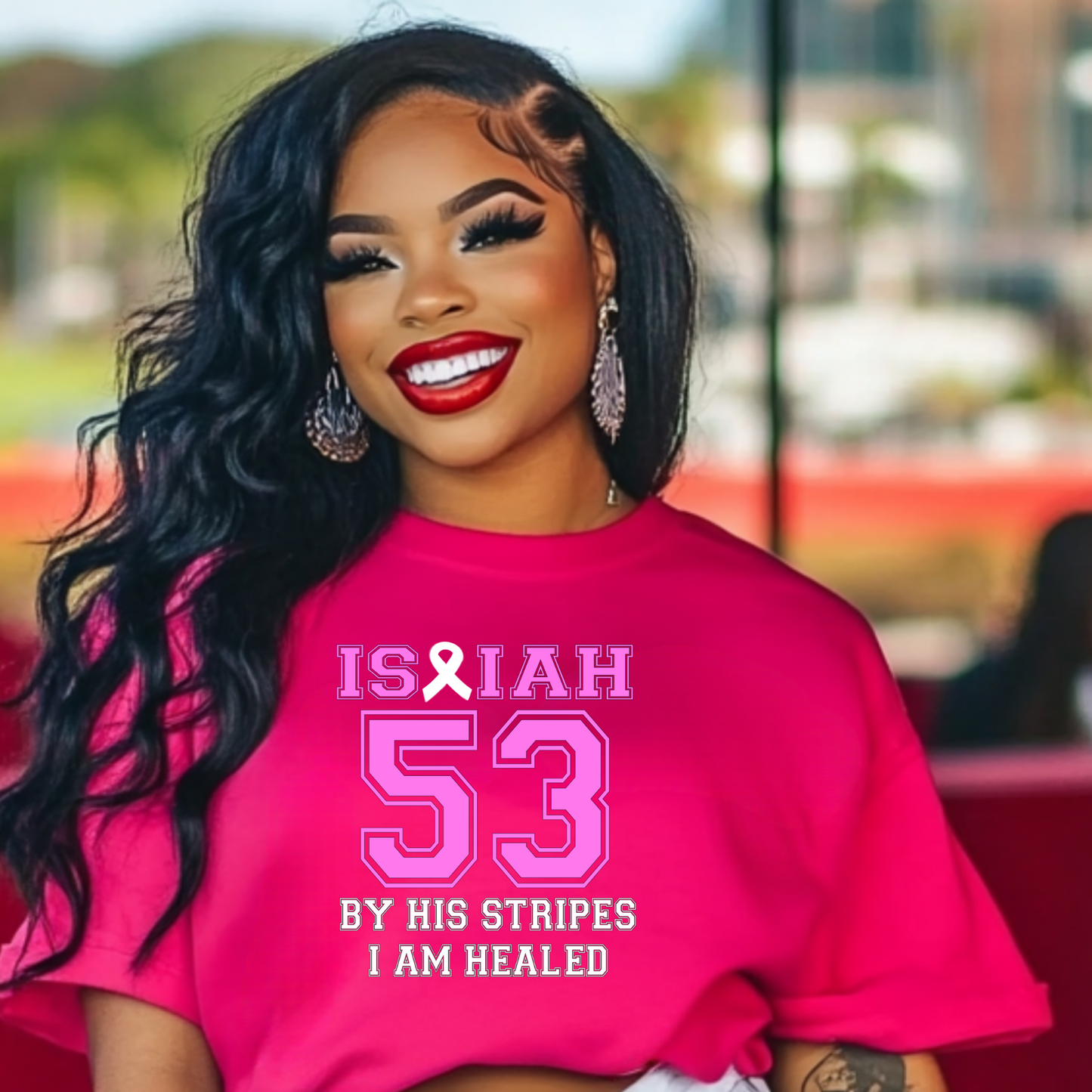 Isiah 53  DTF Transfer (White lettering)