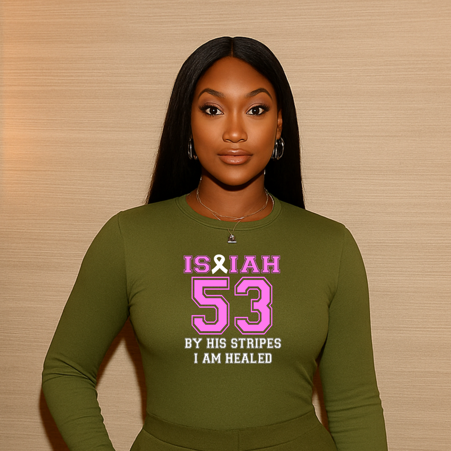 Isiah 53  DTF Transfer (White lettering)
