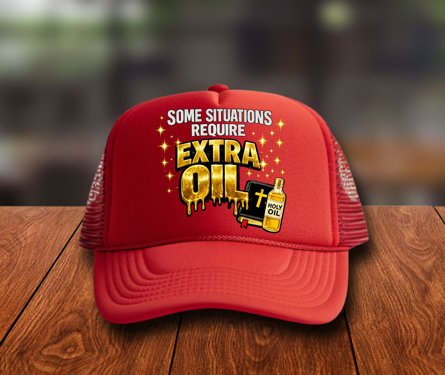 Some Situations Require Extra Oil DTF Hat Transfer