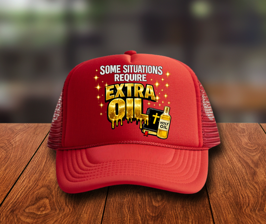 Some Situations Require Extra Oil DTF Hat Transfer