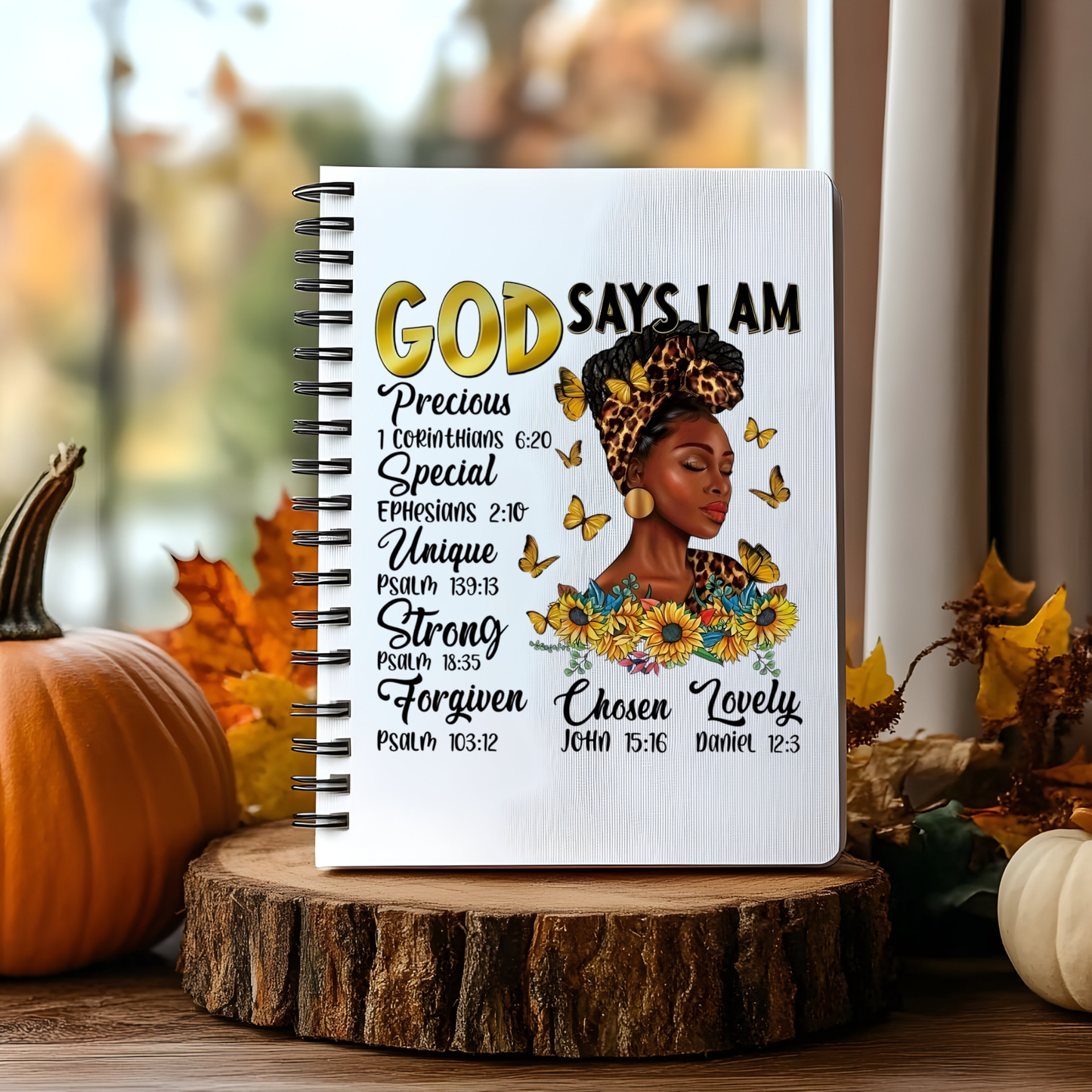 God Says I Am UV Decal FOR JOURNAS