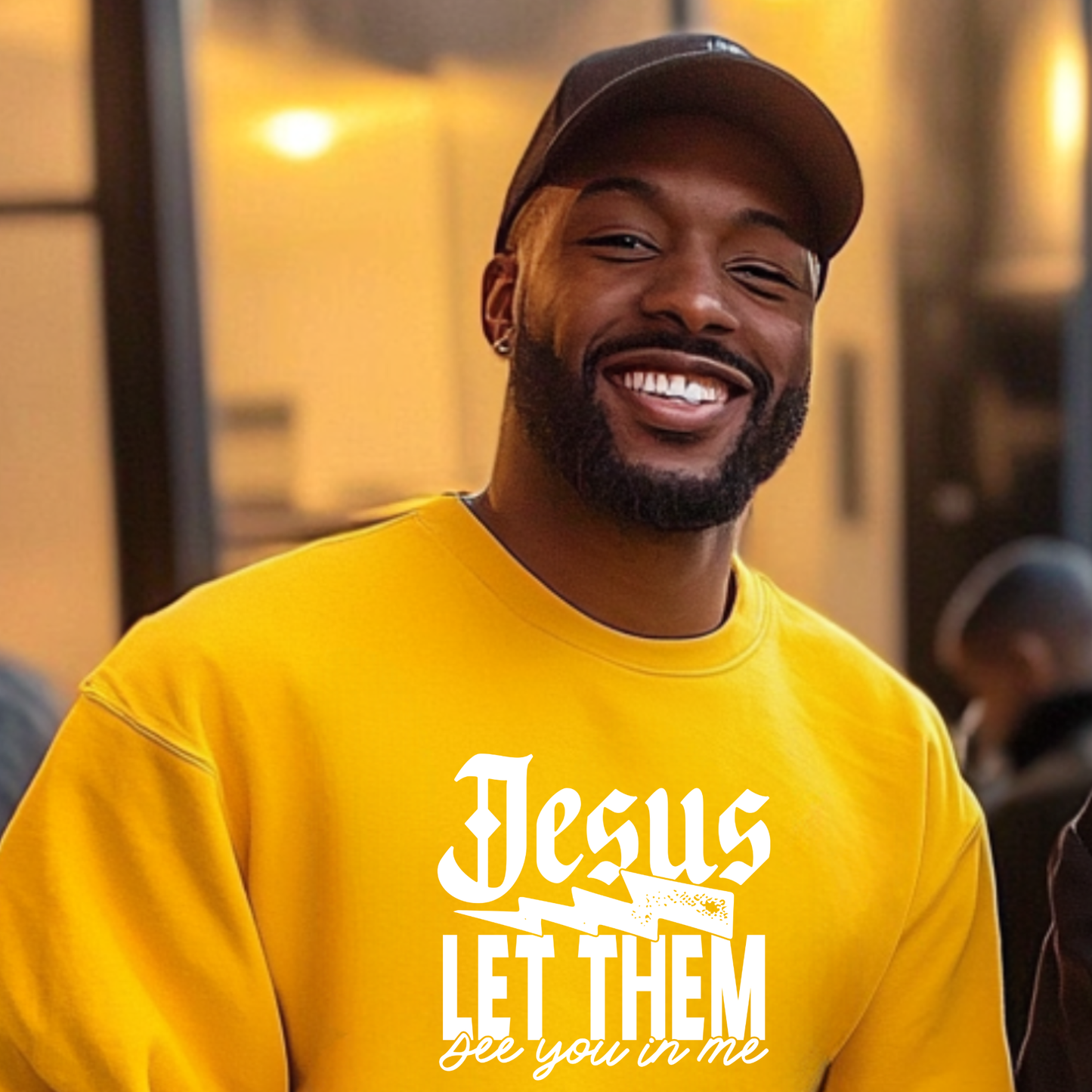 Jesus Let them See you in me   Single Color Screen Prints | Hot Peel One Color for T-Shirt and more / Christian Base