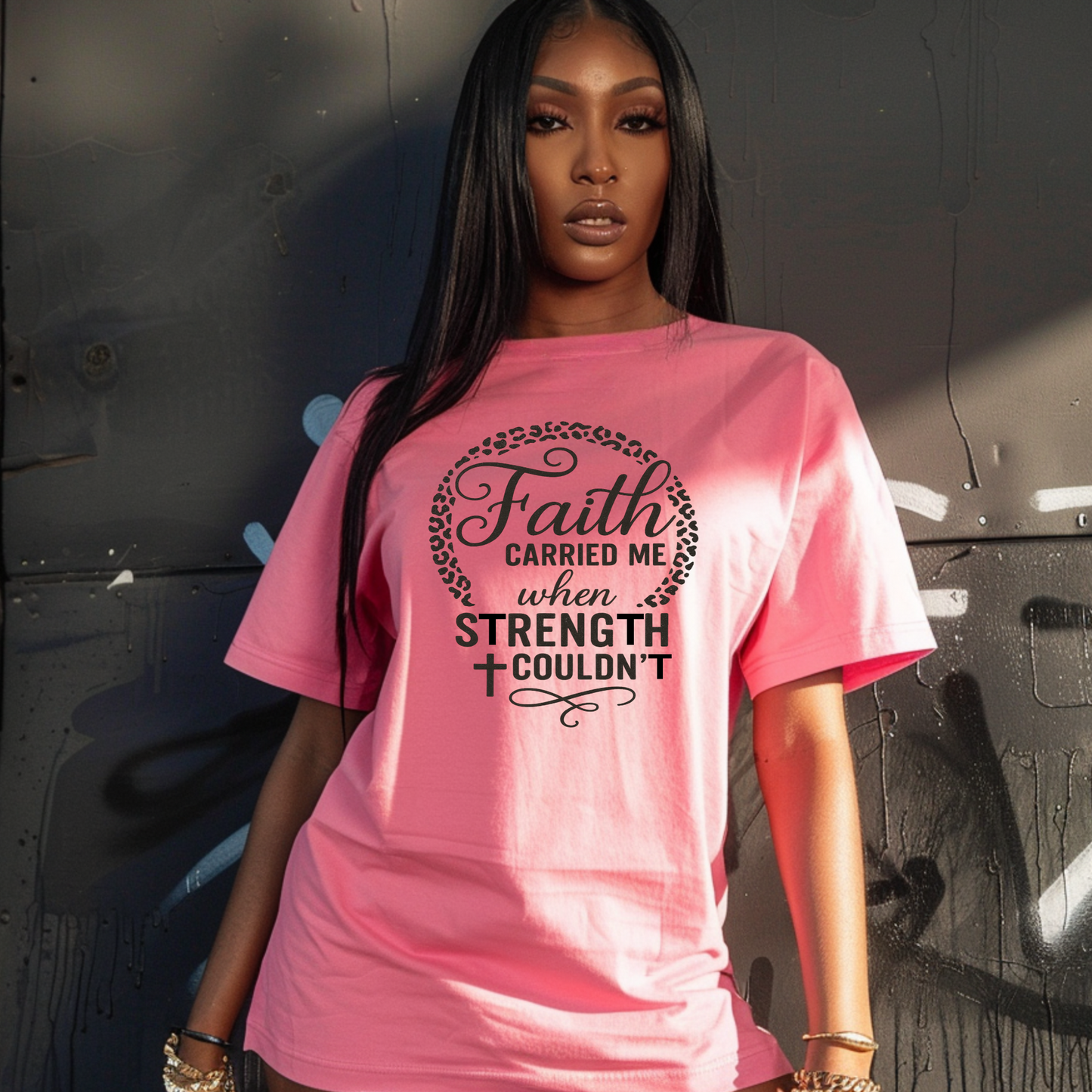 Faith Carried Me when Strength Couldn't Screen Prints