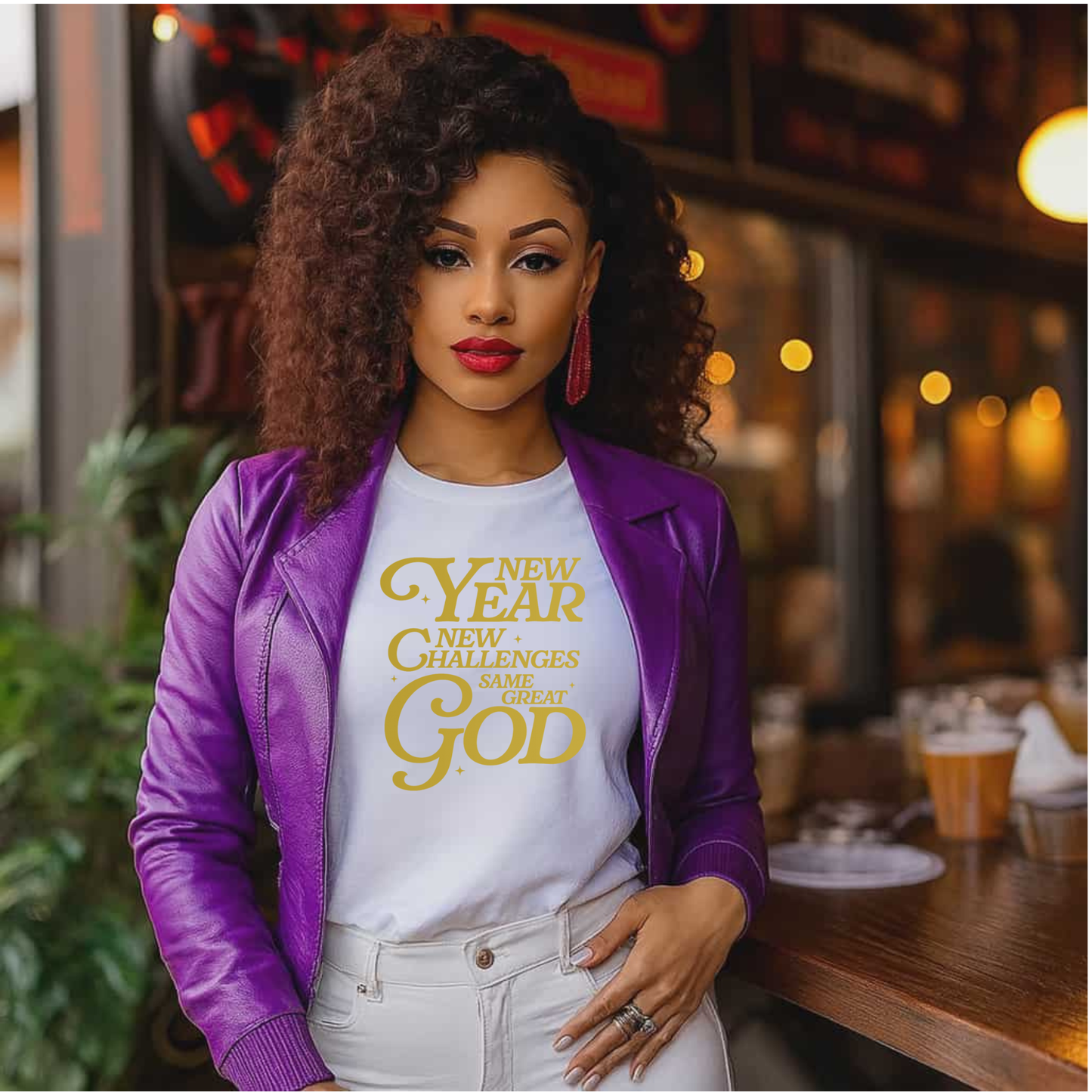 New Year New Challenges same Great God Screen Print