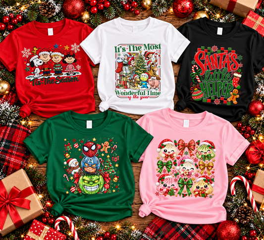 Kids 5 Pack Christmas DTF Transfer Grab Bag