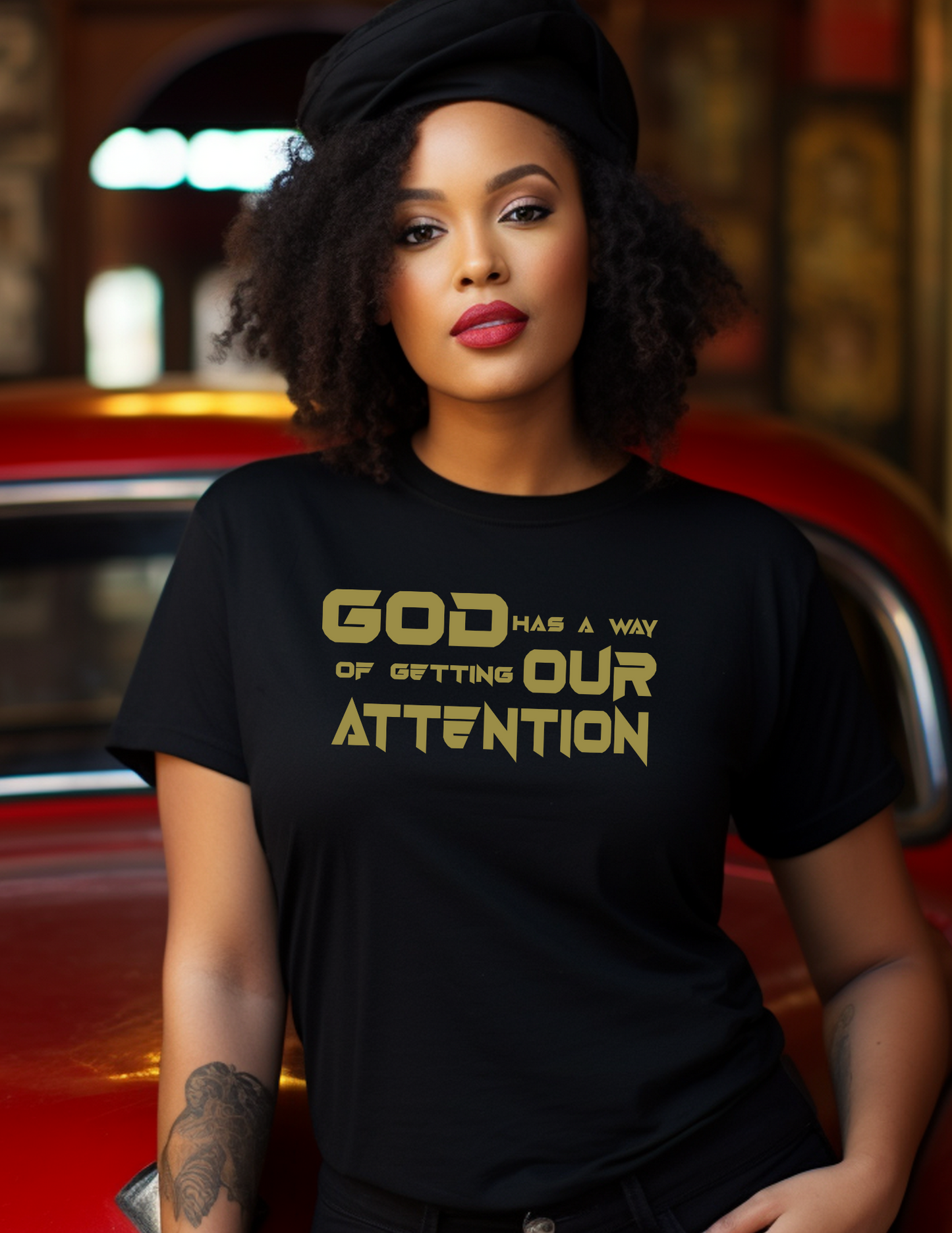 God Has a Way of Getting our Attention SCREEN PRINT