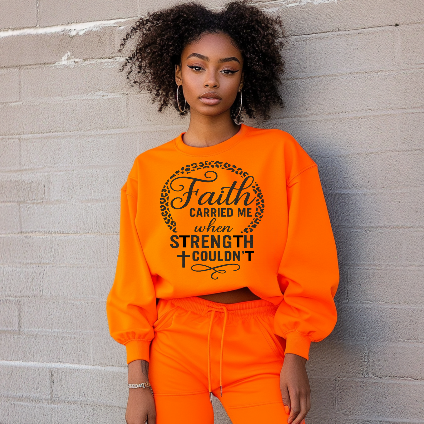 Faith Carried Me when Strength Couldn't Screen Prints