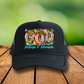 God is my Refuge & Strength  3 inch Hat Transfers