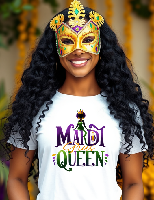 Mardi Gras Queen DTF Transfer