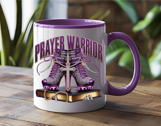 Prayer Warrior Female UV Decal