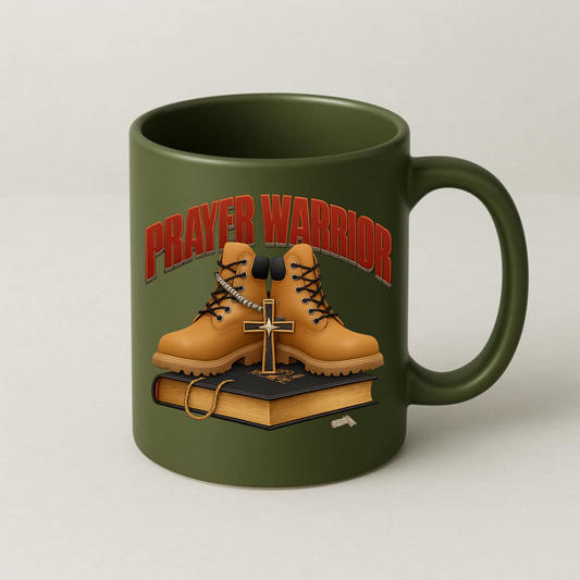Prayer Warrior Male UV Decal