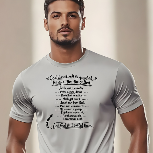 God Don't Call the Qualified Screen Print