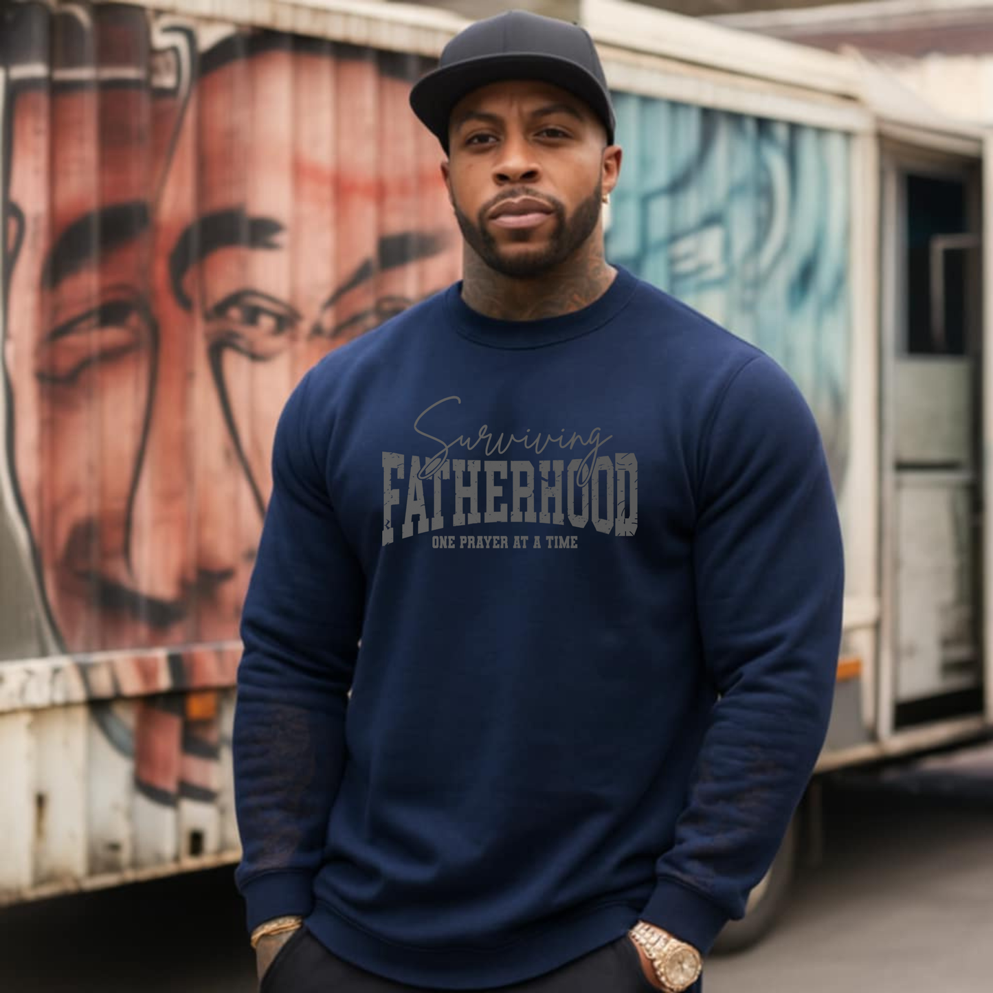 Surviving Fatherhood one Prayer at a Time Screen Print