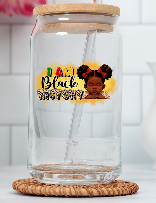 I Am Black History Girl UV Decal