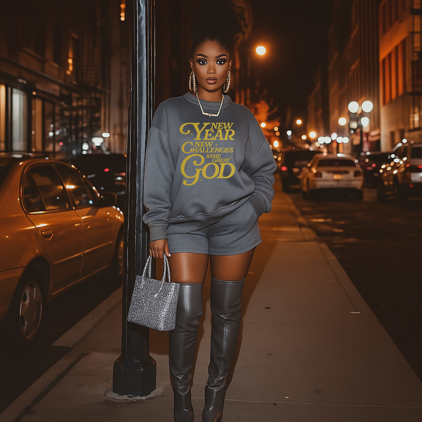 New Year New Challenges same Great God Screen Print