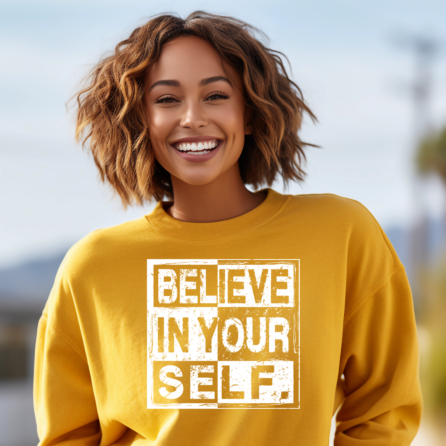 Believe in Yourself   Single Color Screen Prints | Hot Peel One Color for T-Shirt and more / motivation , Uplifting