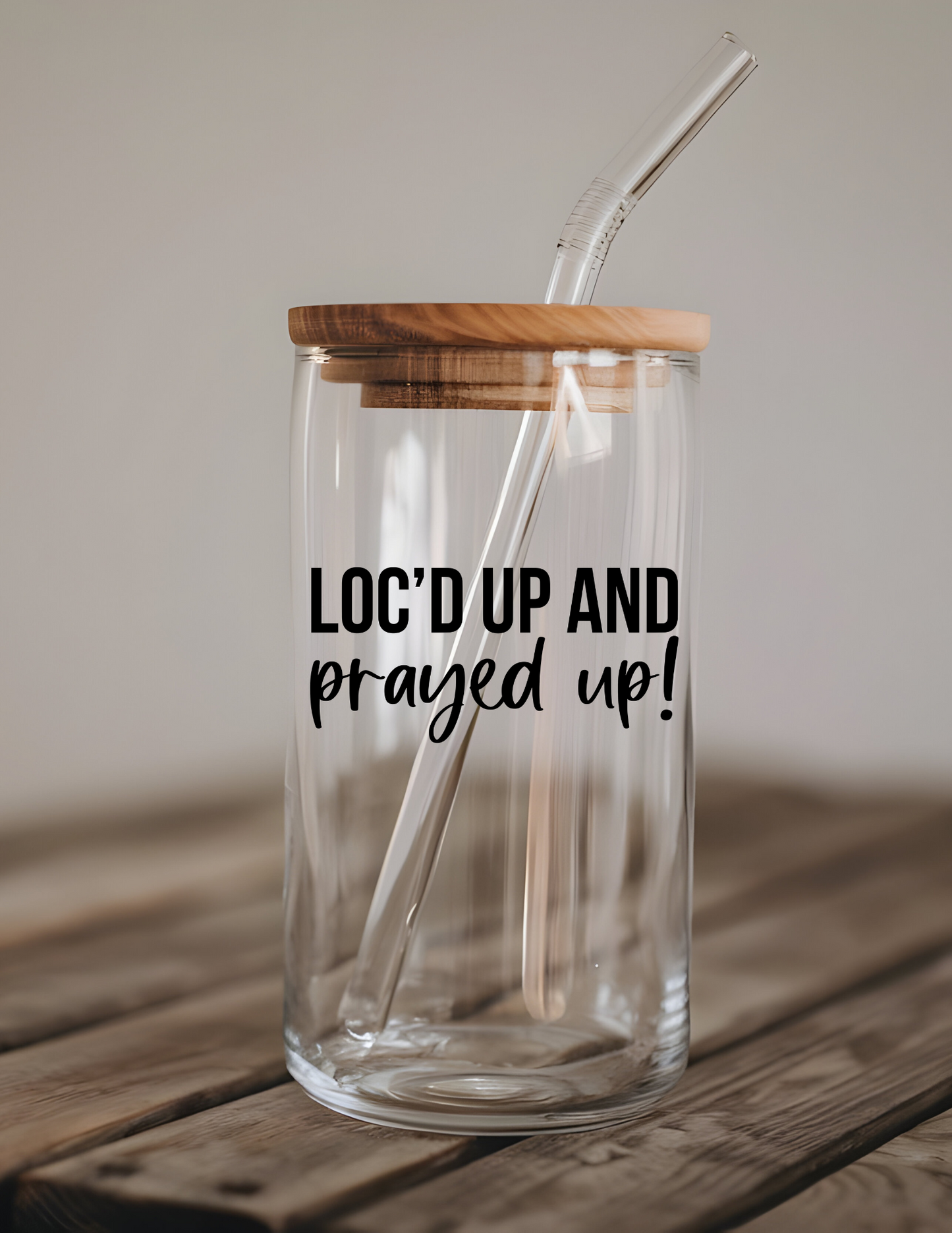 Loc'd Up & Prayed Up UV Decal