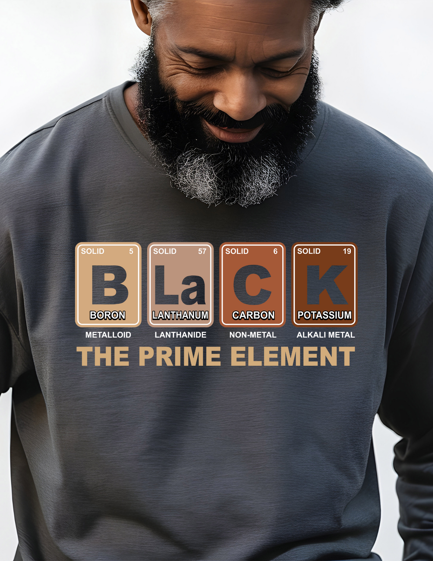 Black the Prime Element DTF Transfer