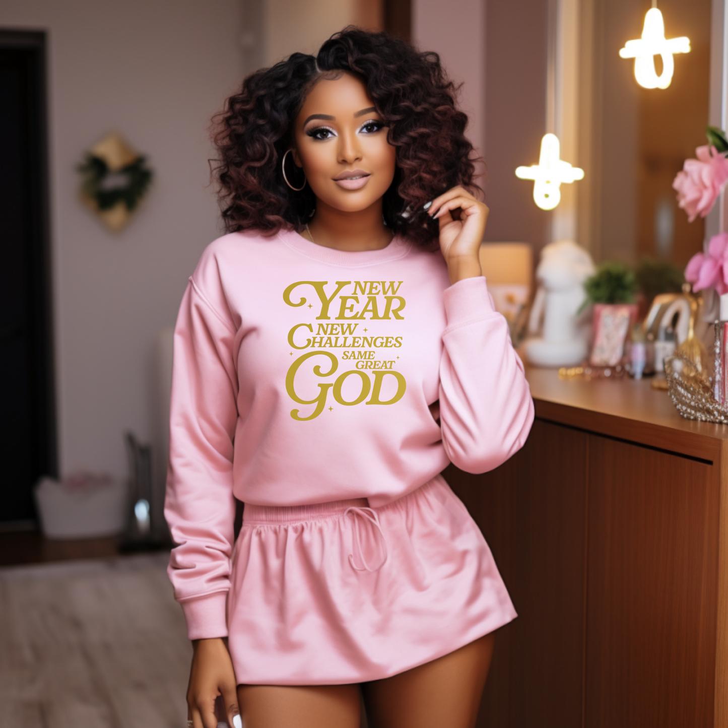 New Year New Challenges same Great God Screen Print