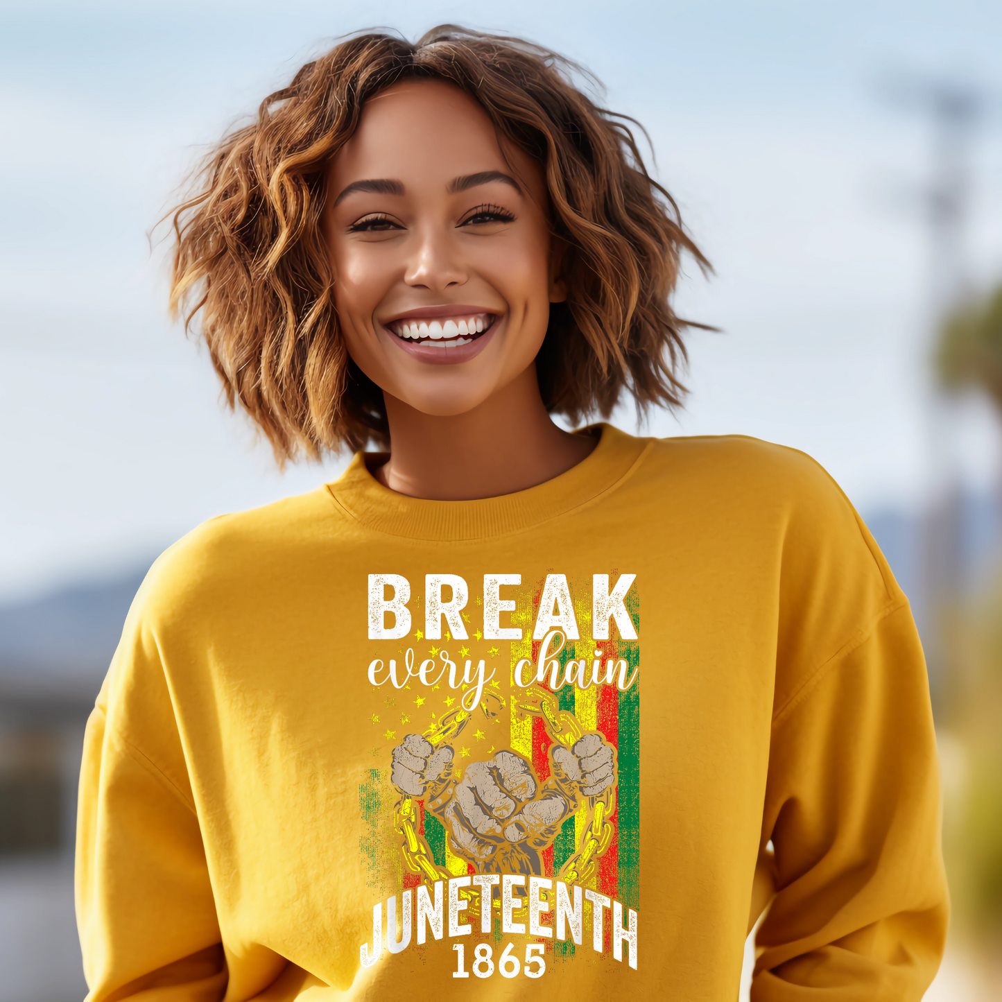 Break Every Chain Juneteenth 1865 DTF TRANSFER