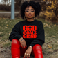 God Goals Grind Single Color Screen Prints | Hot Peel One Color for T-Shirt and more / Christian Base