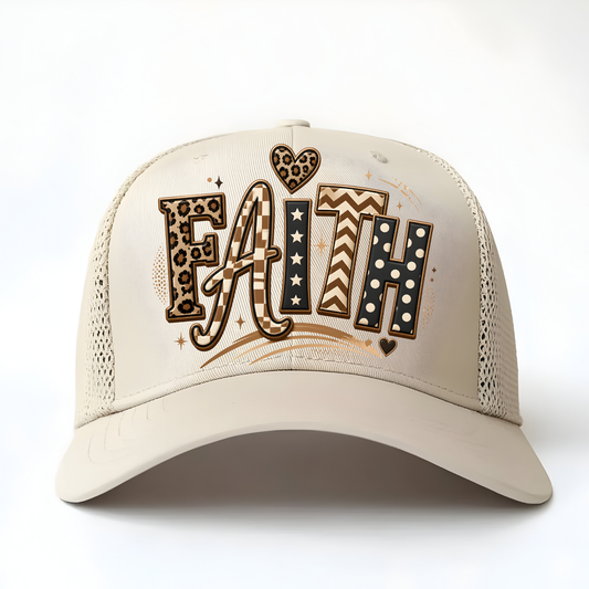 Faith Hat DTF Transfer