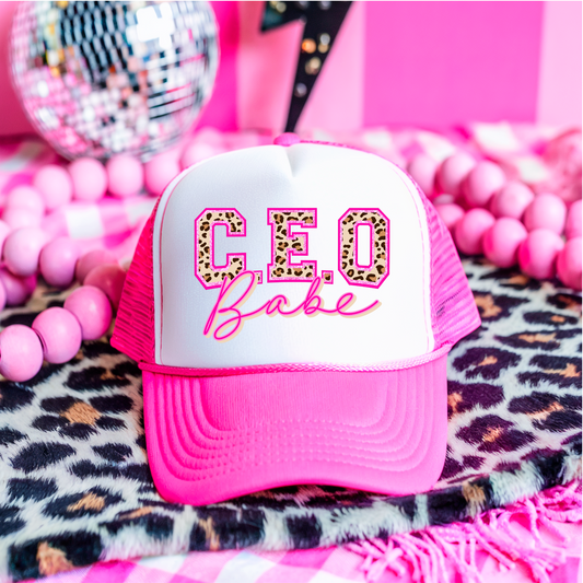 CEO  3 inch Hat Transfers