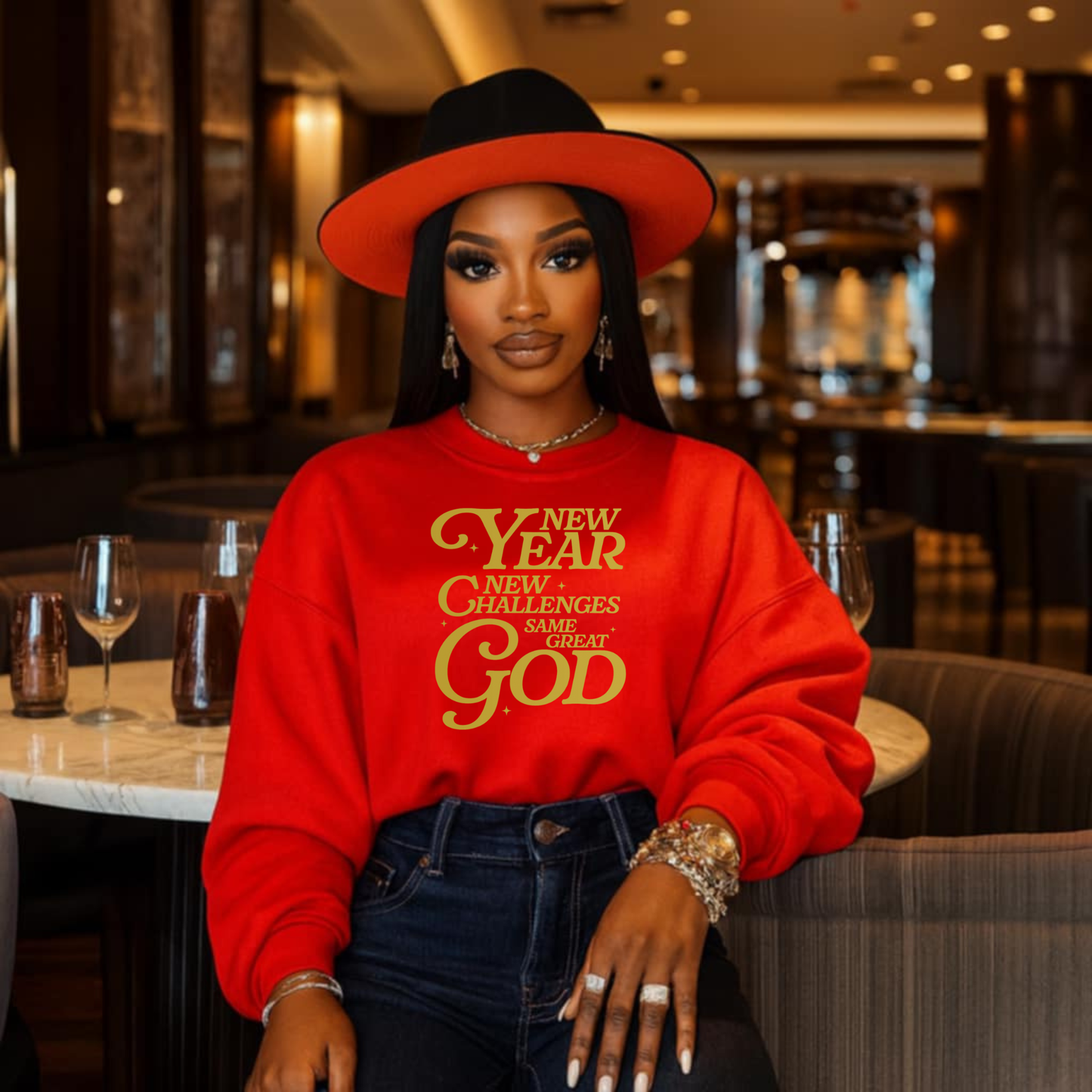 New Year New Challenges same Great God Screen Print