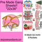 22x36 Christmas 2026 Bundle Sheet| DTF Transfer Sheet DTF Gang Sheet