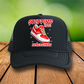 STEPPING INTO JUNETEENTH RED DTF Hat  Transfer
