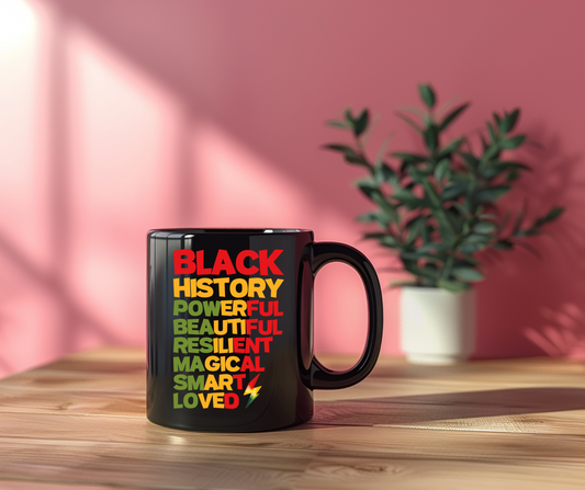 Black History Powerful UV Decal