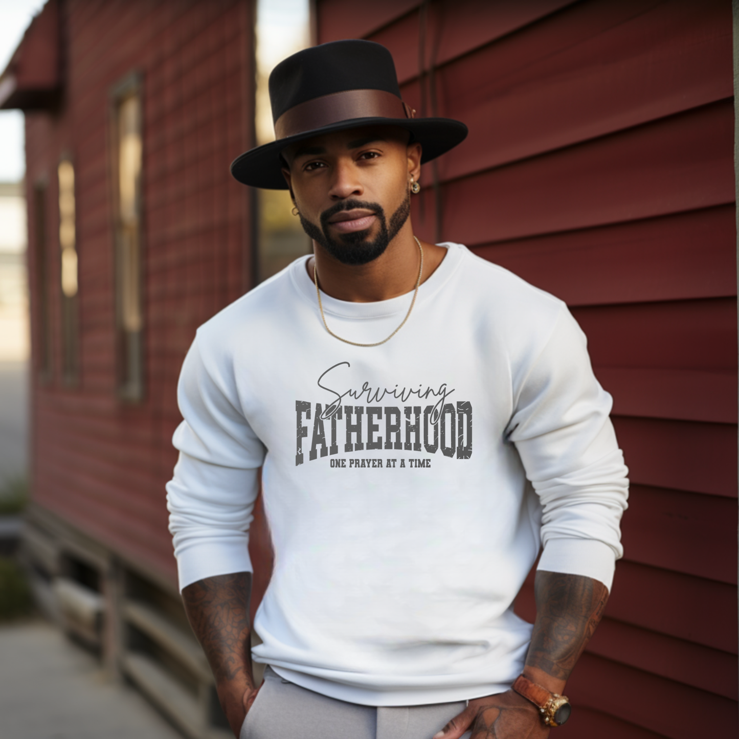 Surviving Fatherhood one Prayer at a Time Screen Print