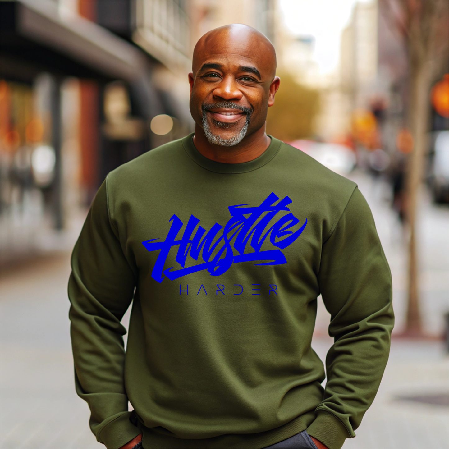 Hustle HarderSingle Color Screen Prints | Hot Peel One Color for T-Shirt and more / Motivation