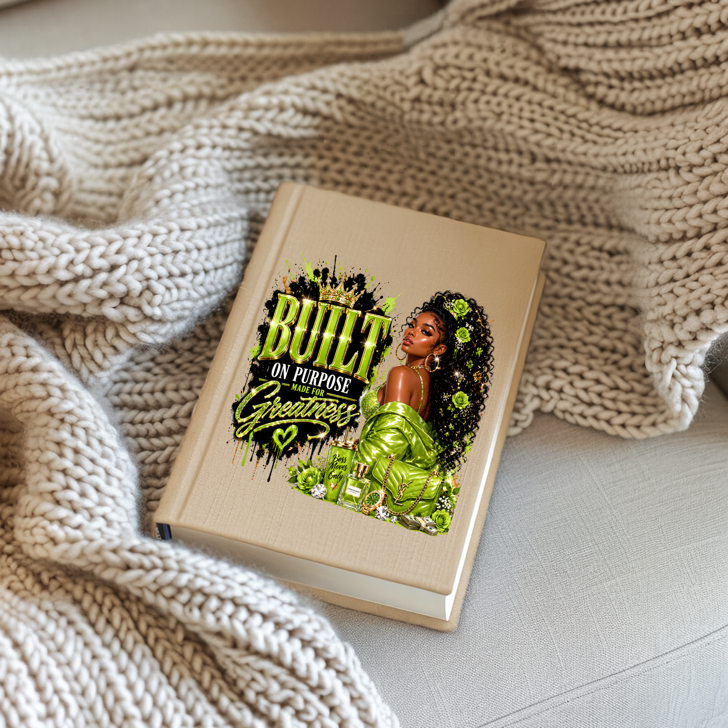 Built on Purpose Made for Greatness UV Decal FOR Journals