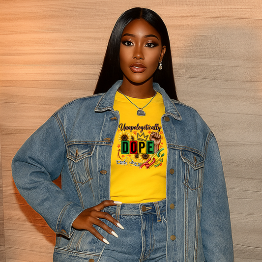 Unapologetically Dope  DTF TRANSFER