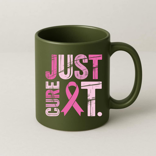 Just Cure It Cancer Awareness UV Decal