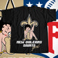 Betty Boop NFL Transfer Print Available in All Teams (All sizes Available)