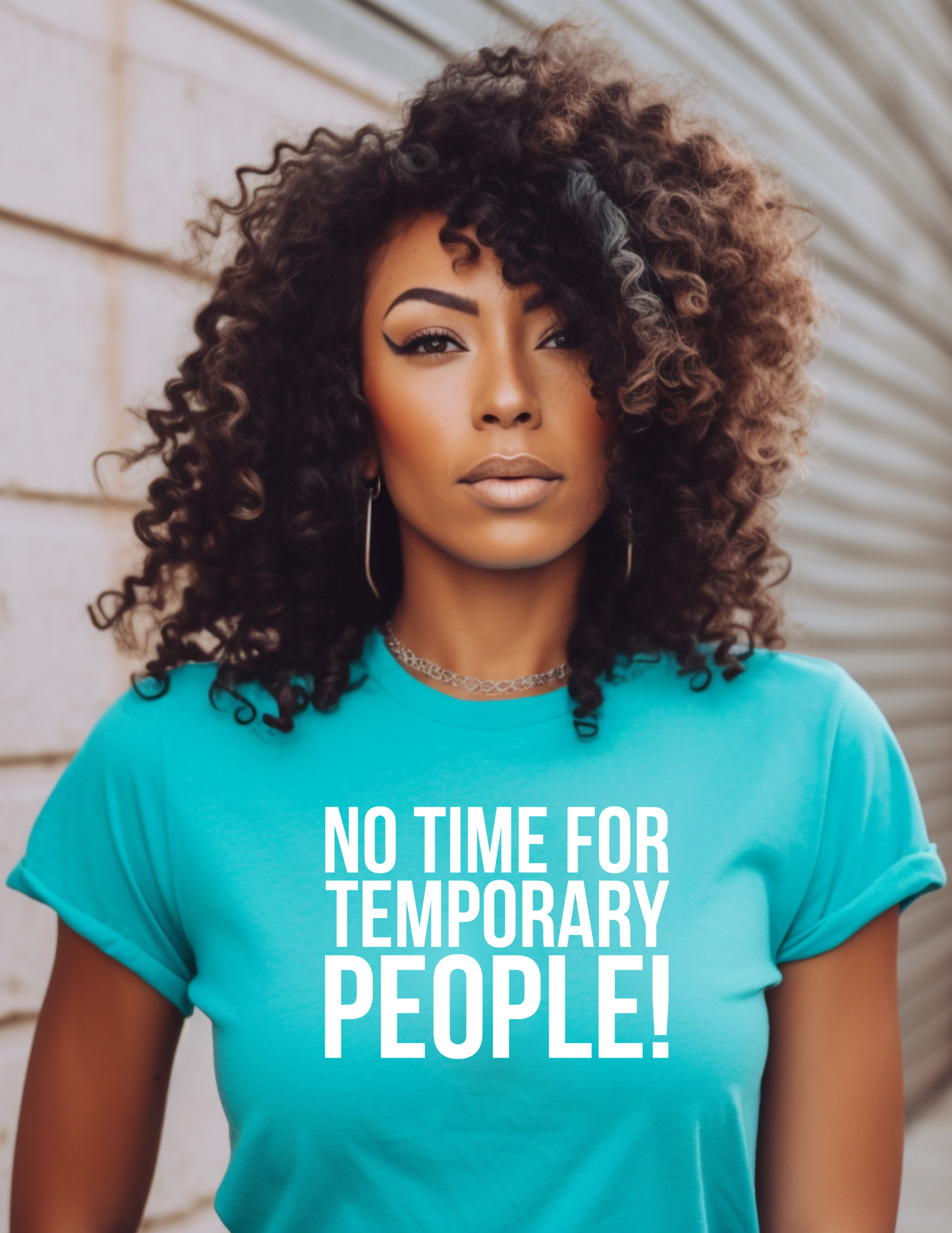 No Time for Temporary People Screen Print