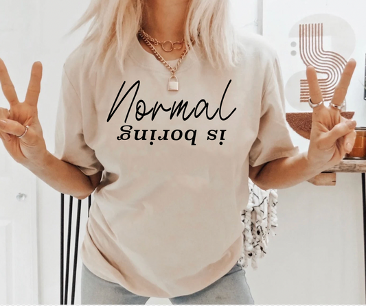 Normal is Borning  Screen  Print