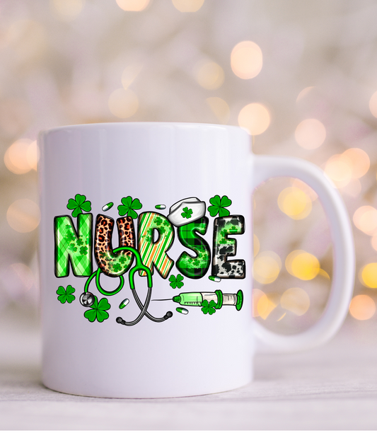 St. Patty Nurse Decals