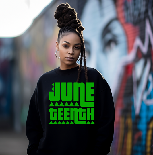 Retro Juneteenth Screen Print